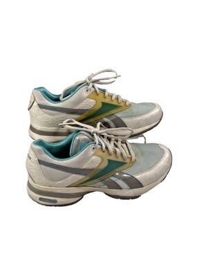 Reebok Easytone Women's Reeinspire White Teal Athletic Shoe Size 6.5